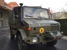 Unimog U1350L Belgisch leger - MET LIER