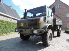 Z8992 - V23328 Unimog U1350L Belgisch leger NIEUW Slechts 4700 km