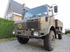 Z8993 - V23284 Unimog U1350L Belgisch leger NIEUW Slechts 8157 km